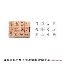 Load image into Gallery viewer, Creative Wooden Stamp Geometric Clear Stamps Wave DIY Bullet Journal for Scrapbooking Basic Decoration seal Office supplies