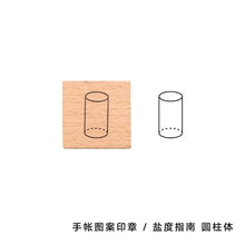 Load image into Gallery viewer, Creative Wooden Stamp Geometric Clear Stamps Wave DIY Bullet Journal for Scrapbooking Basic Decoration seal Office supplies